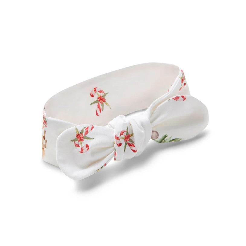 "Christmas" - Snuggle Hunny Top Knot Headband - Kangas & Koalas