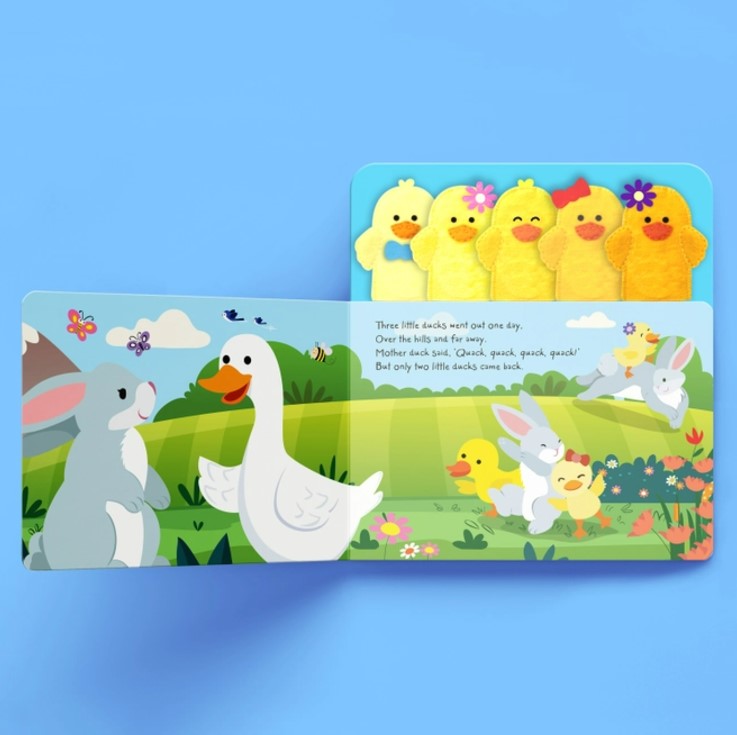"Hinkler" - Finger Puppet Book - Five Little Ducks