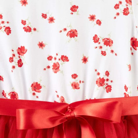 "Christmas” - Designer Kidz - Alyssa Floral Tutu Dress