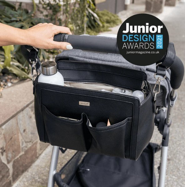 "VANCHI" - Amelia Convertible Pram Caddy - Black