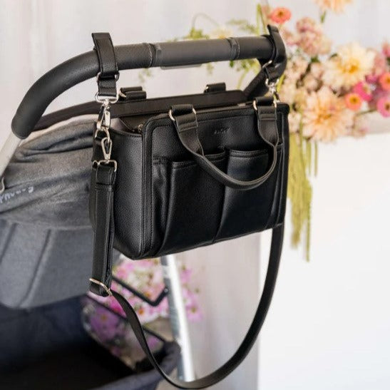 "VANCHI" Amelia Convertible Pram Caddy v2 Black Little Loves Baby