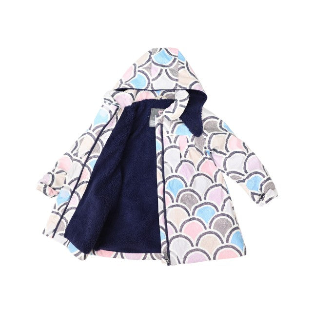 "Korango" - Raincoat - Arch Print (Blue)
