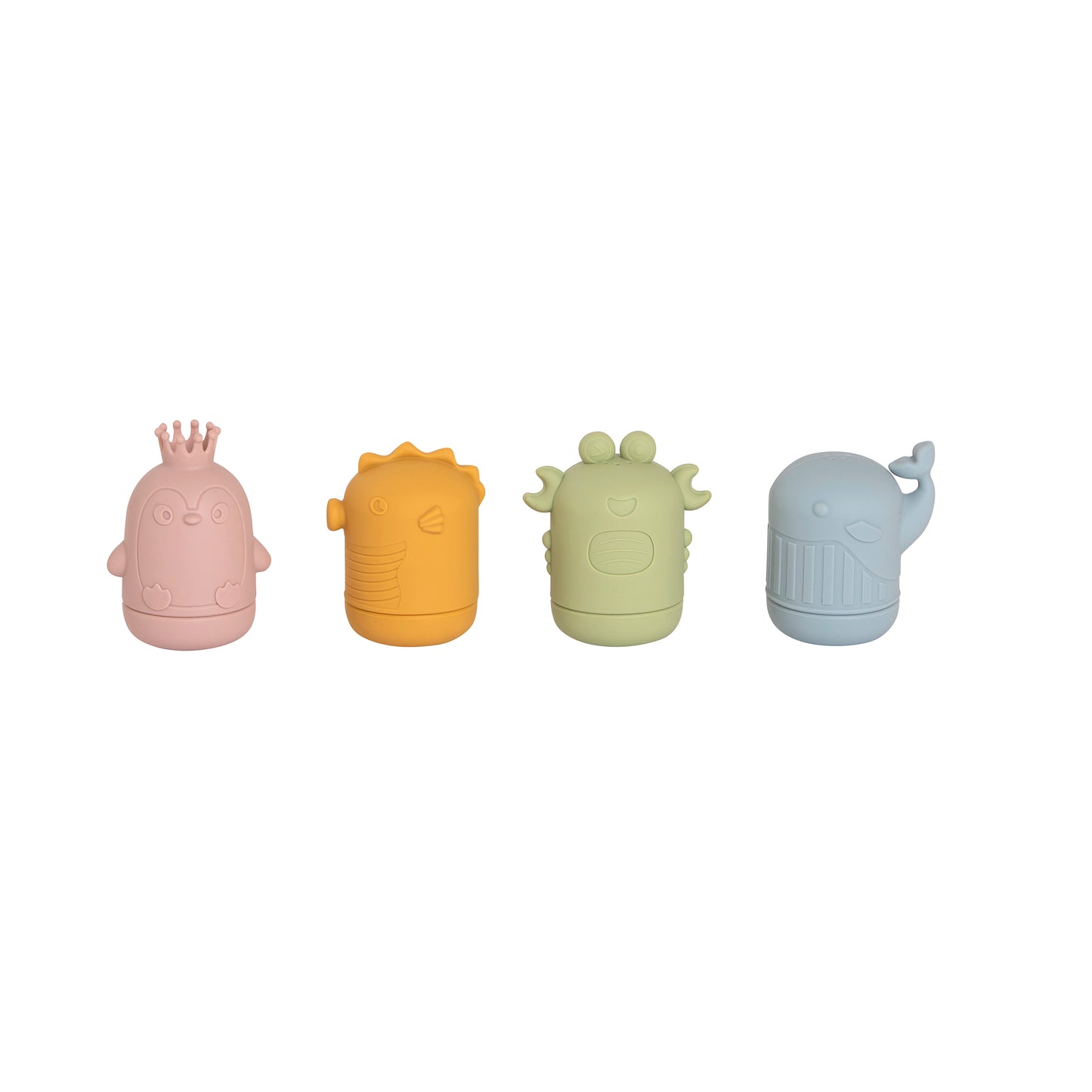 "All4Ella" - Squeezy Silicone Bath Toys - Sea Friends
