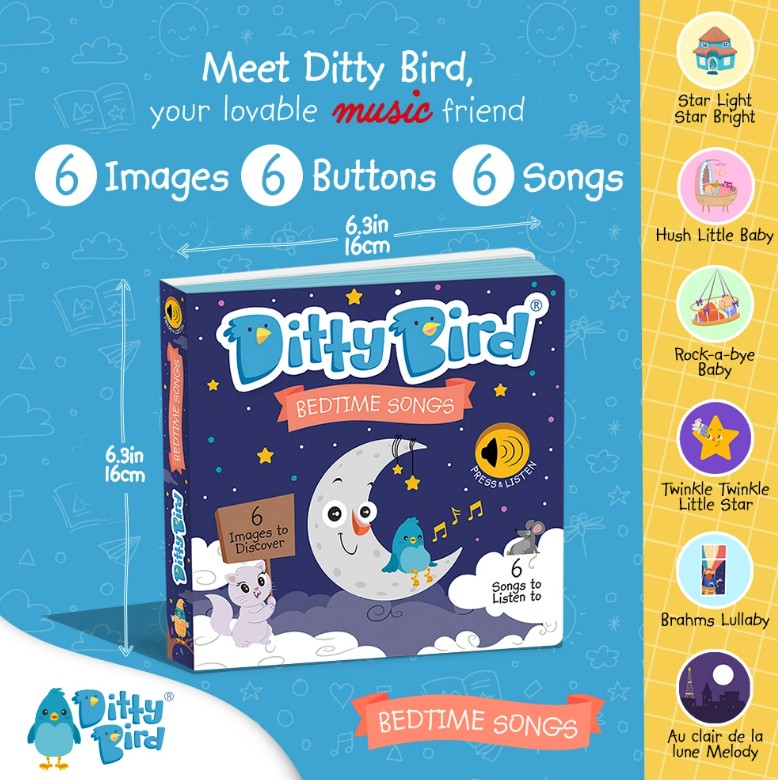 "Ditty Bird" - Sound Books - Bedtime Songs