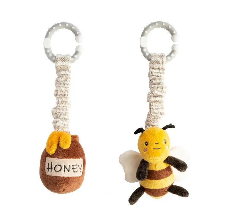 "The Living Textiles Company" - Stroller Toys - Bee & Honey Pot