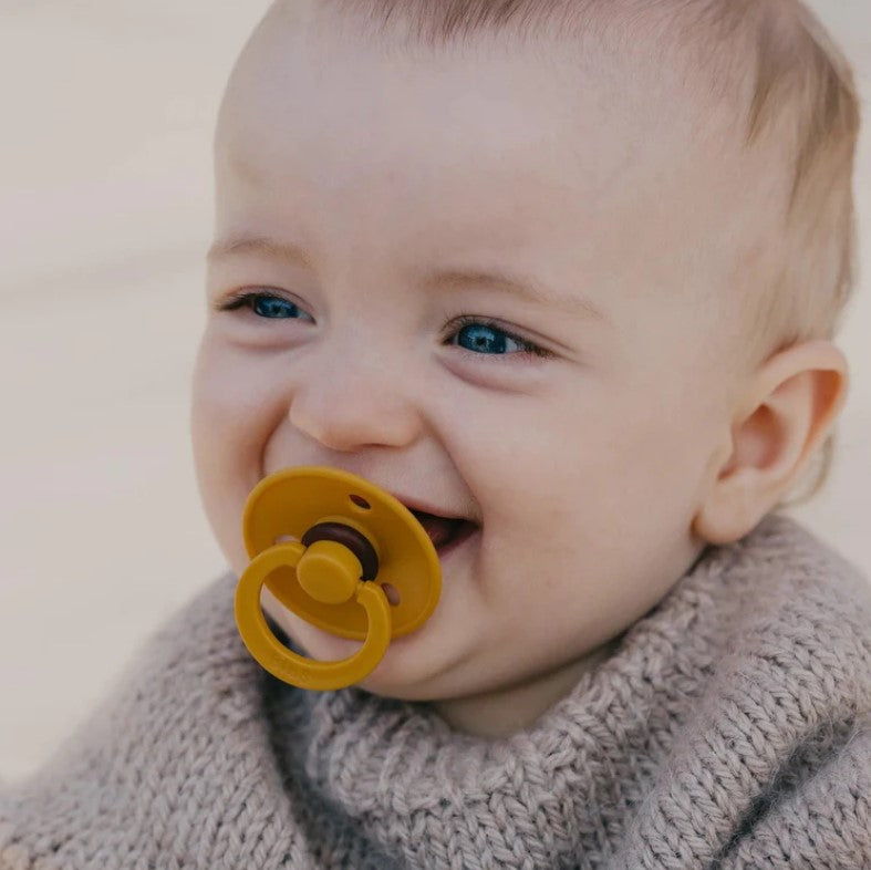 "BIBS" - Colour (Round) Range Pacifiers - Size 1
