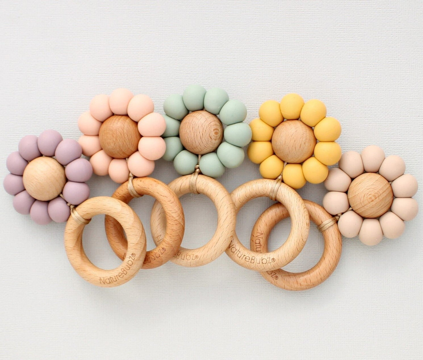 "Nature Bubz" - Bloom Rattle Teether