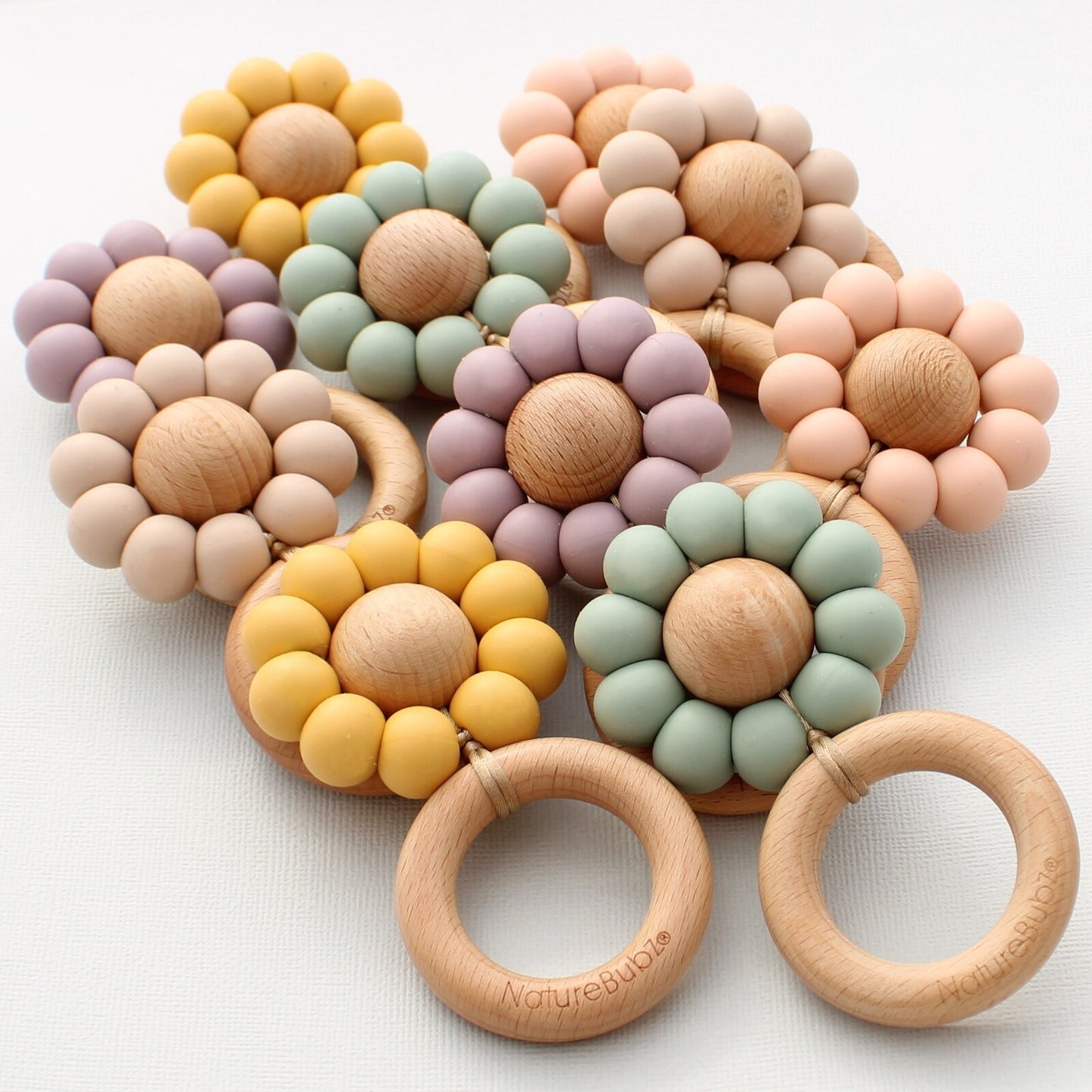 "Nature Bubz" - Bloom Rattle Teether
