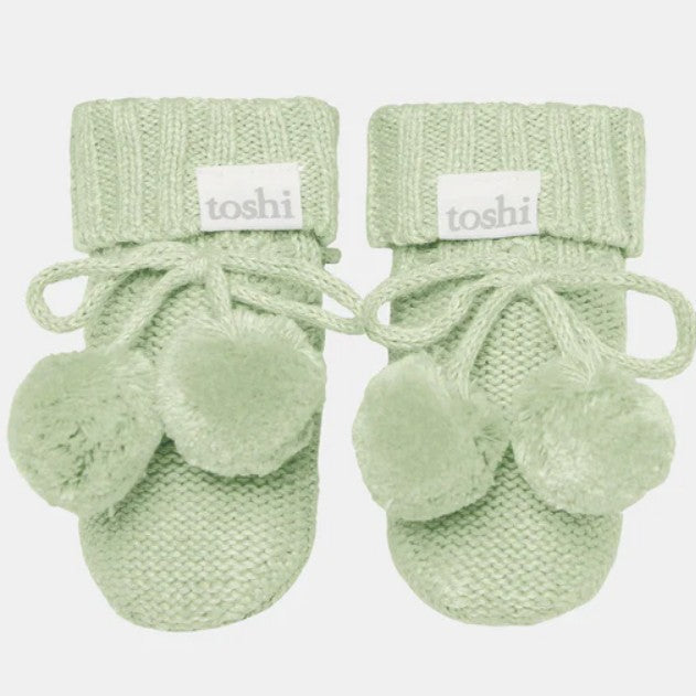 "Toshi" - Organic Booties (000)