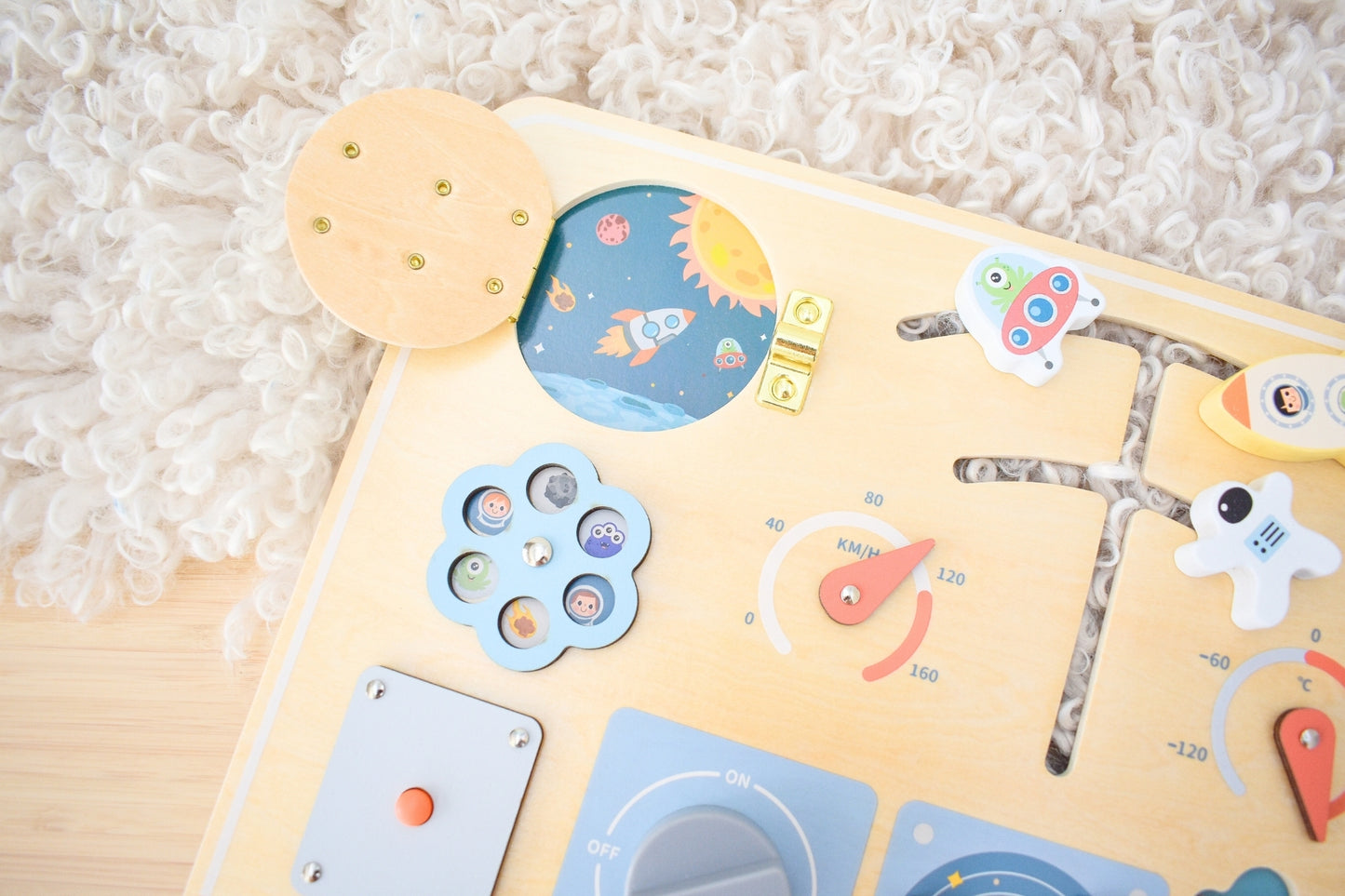 "Tooky Toys" - Busy Board - Space