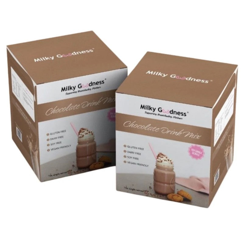 "Milky Goodness" - 10 Pack Single Serve Chocolate Drink Mix