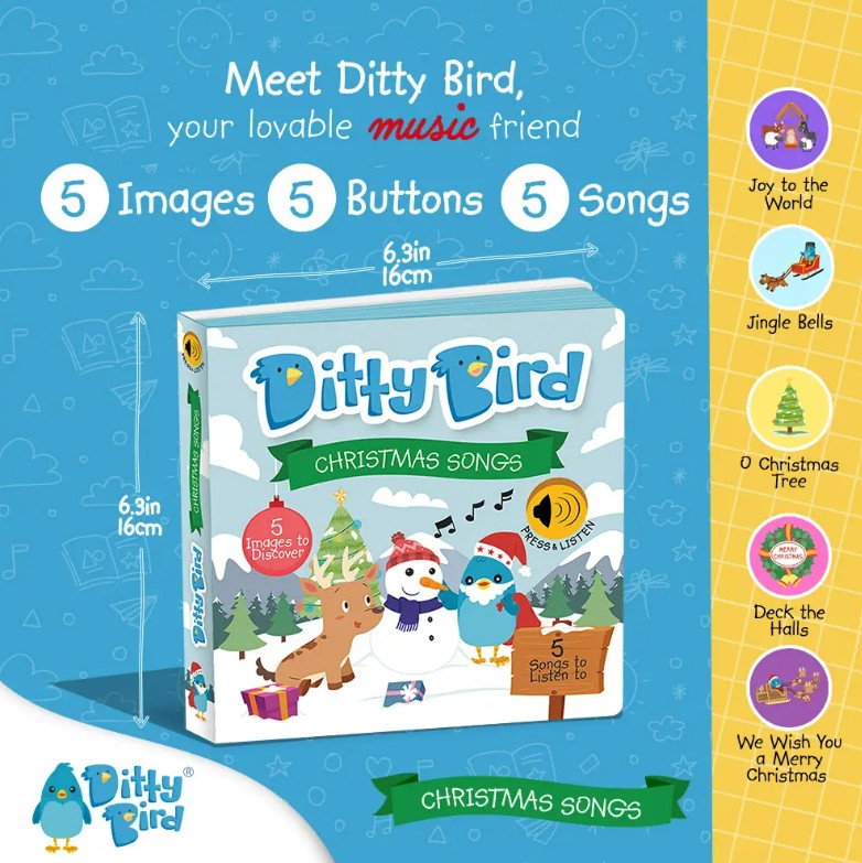 "Christmas 2025" - Ditty Bird - Sound Books - Christmas Songs