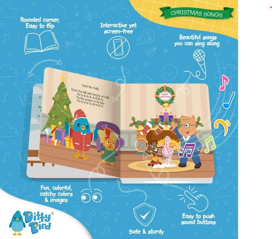 "Christmas 2025" - Ditty Bird - Sound Books - Christmas Songs