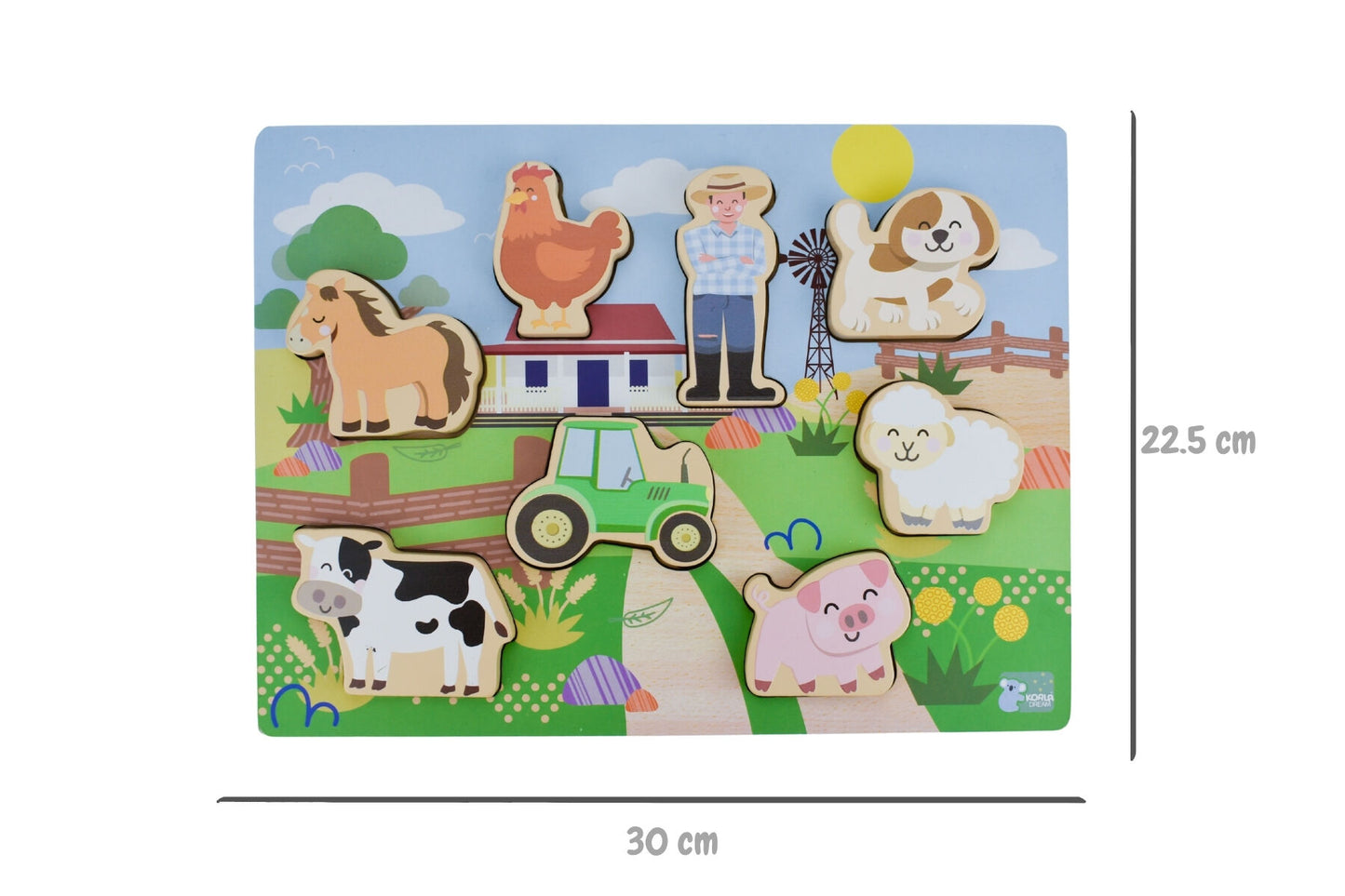 "Koala Dream" - Chunky Puzzle - Aussie Farm Animals