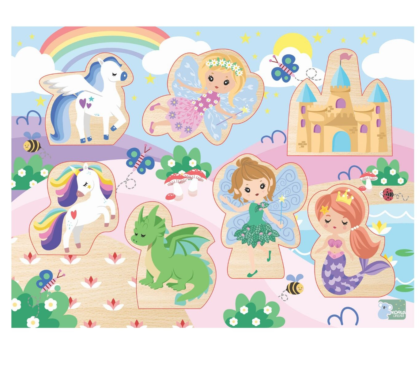 "Koala Dream" - Chunky Puzzle - Fantasy Fairytale