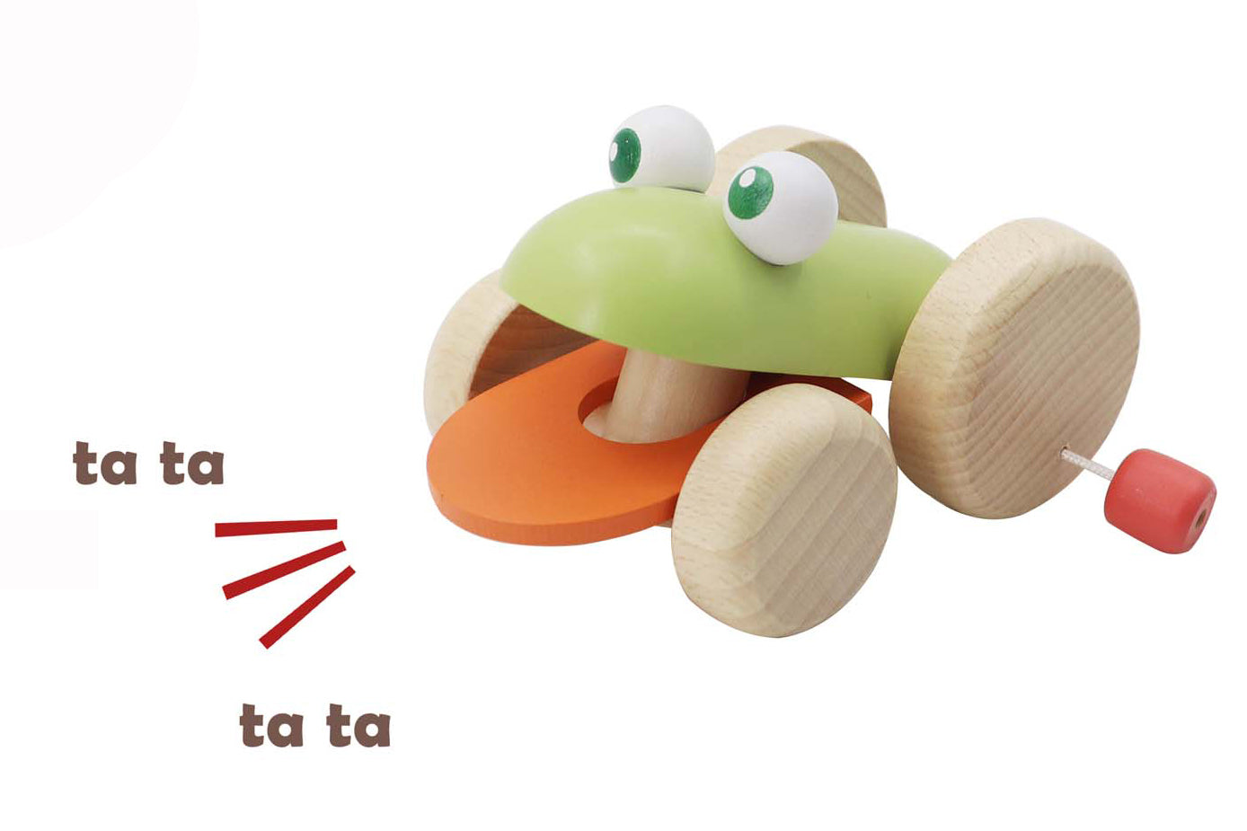 "Kaper Kidz" - Push Along Croaking Frog