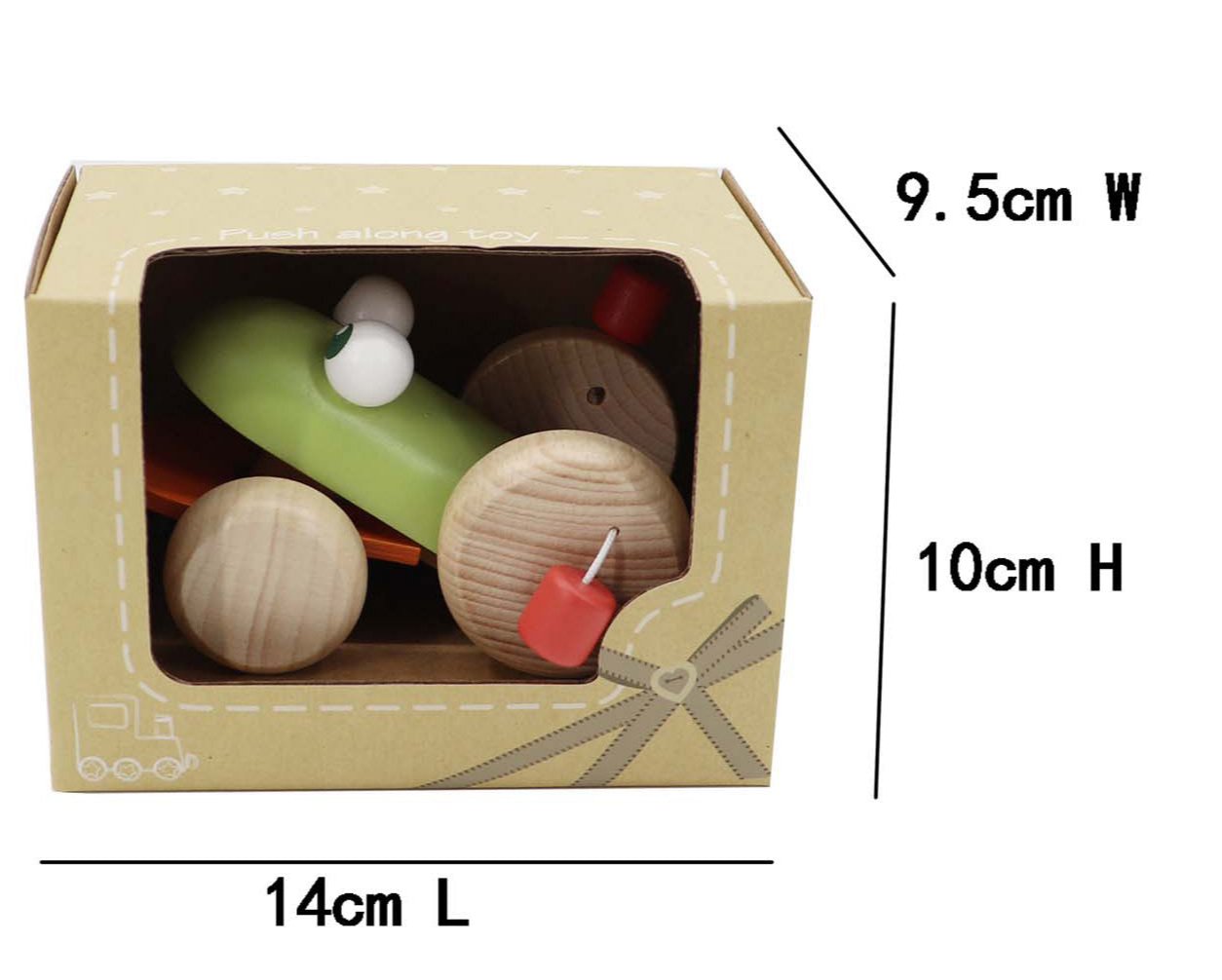 "Kaper Kidz" - Push Along Croaking Frog