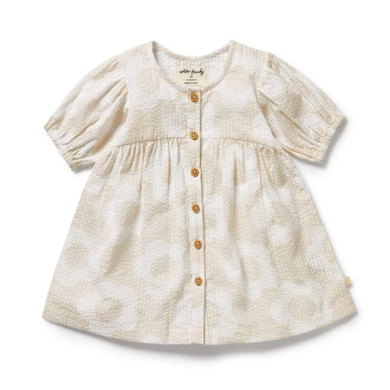 "Wilson & Frenchy" - Daisy Bloom Organic Button Dress