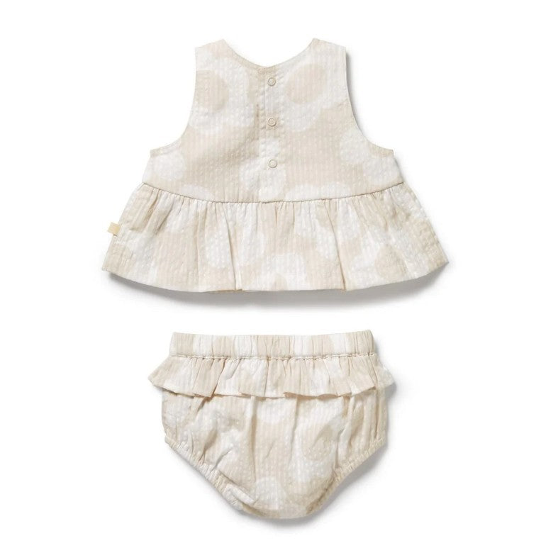 "Wilson & Frenchy" - Daisy Bloom Organic Ruffle Set
