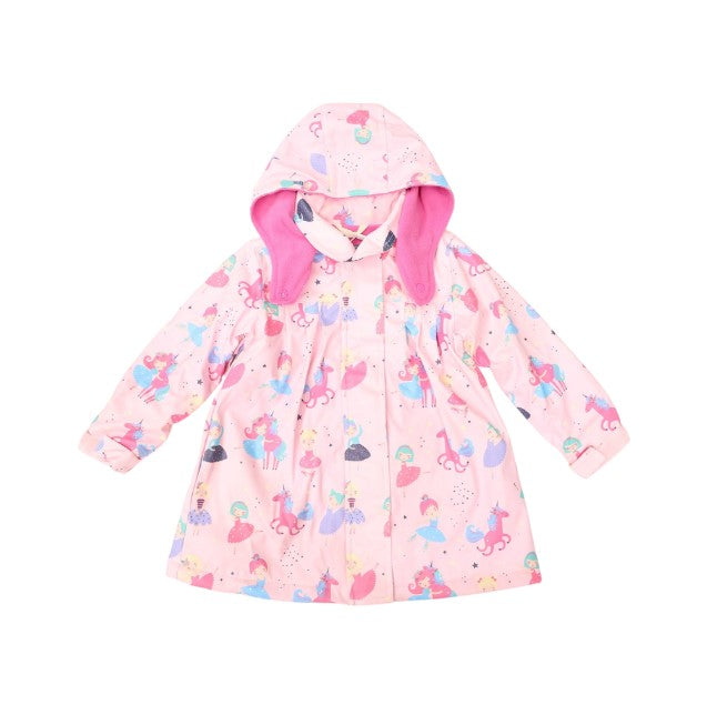"Korango" - Raincoat - Dancing Unicorn (Pink)