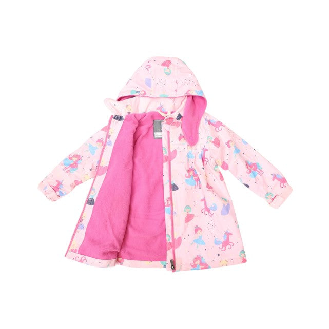 "Korango" - Raincoat - Dancing Unicorn (Pink)