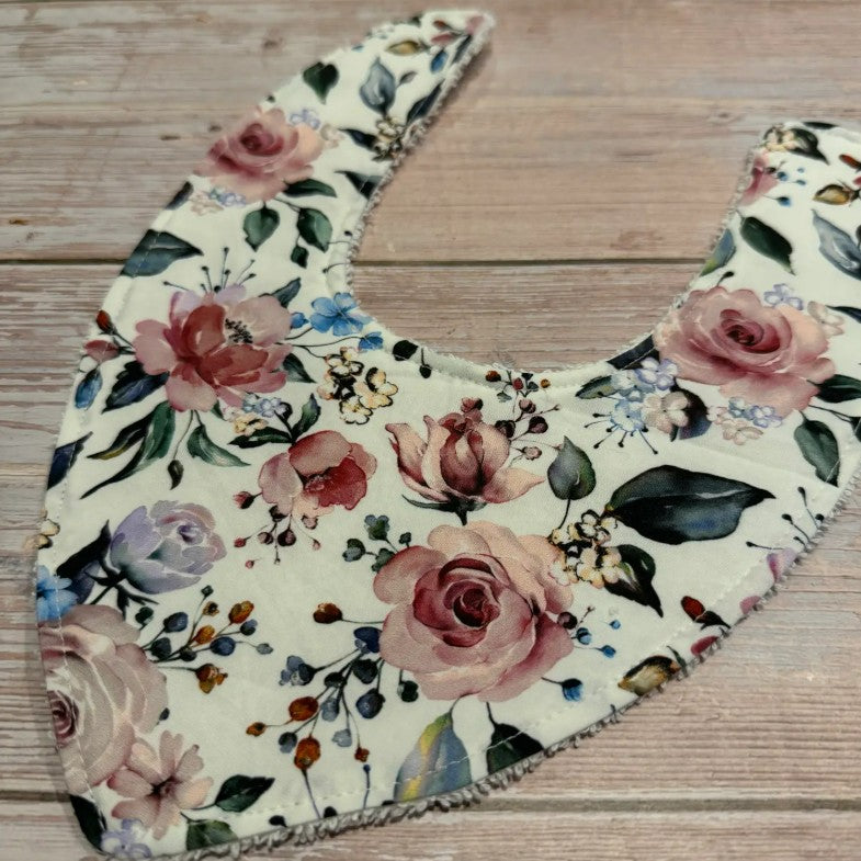 "Finished with a Kiss” - Handmade Baby Bibs