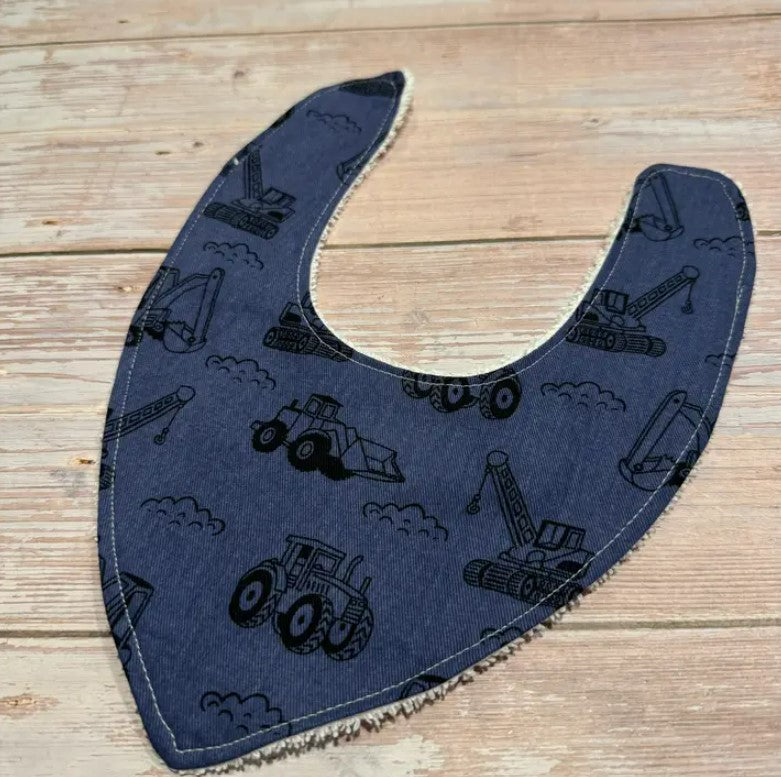 "Finished with a Kiss” - Handmade Baby Bibs