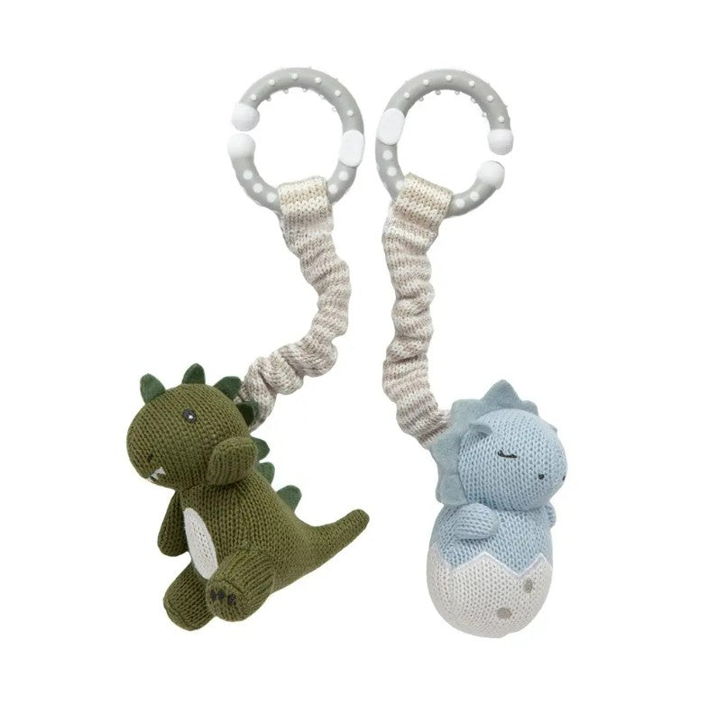"The Living Textiles Company" - Stroller Toys - Dinosaurs