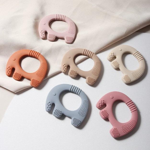 "Silicone Elephant Teethers"