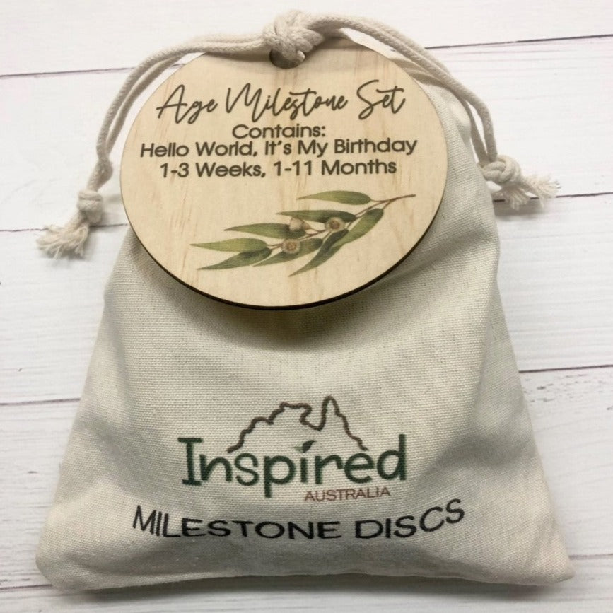 "Inspired Wholesale" - Eucalyptus Milestones (16 Piece Set)
