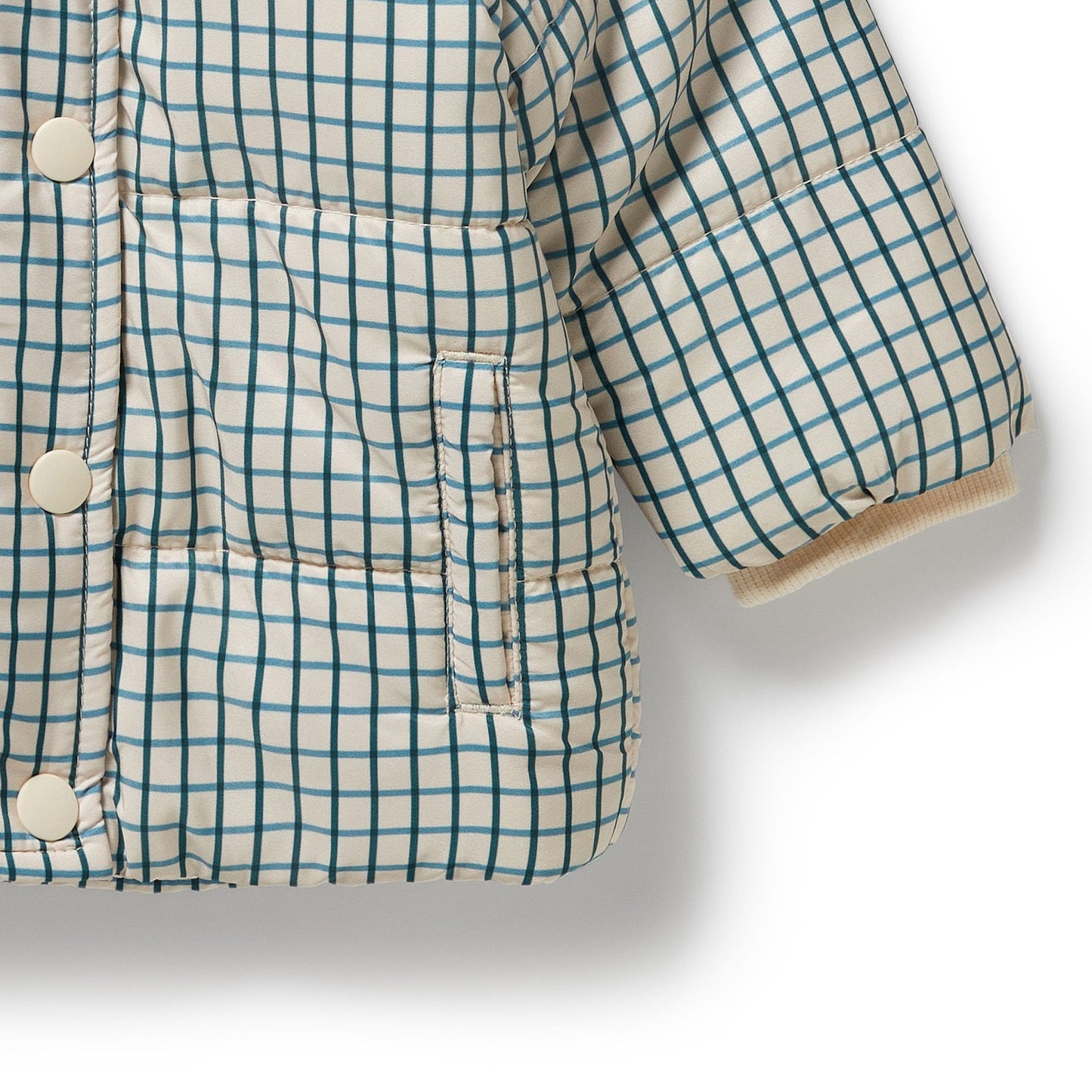 "Wilson & Frenchy" - Puffer Jacket - Fern Check