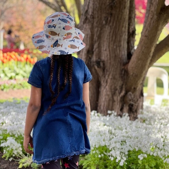 "Step Out Sunhat" - Reversible Sunhat