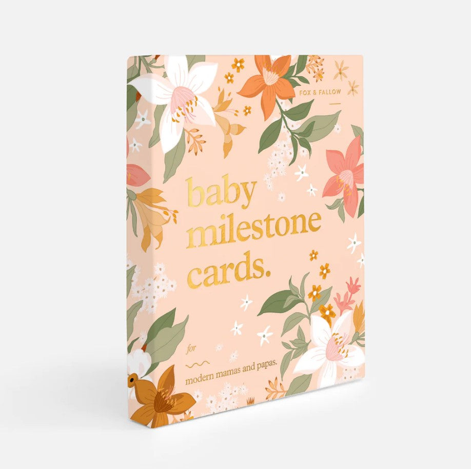 "Fox & Fallow" - Milestone Cards - Floral