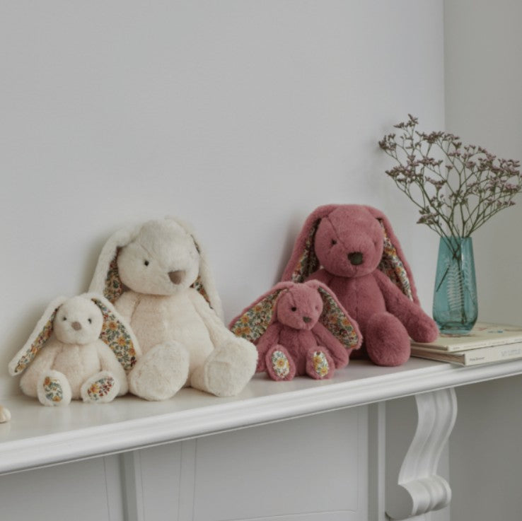 "Jiggle & Giggle" - Floral Bunny Rattles