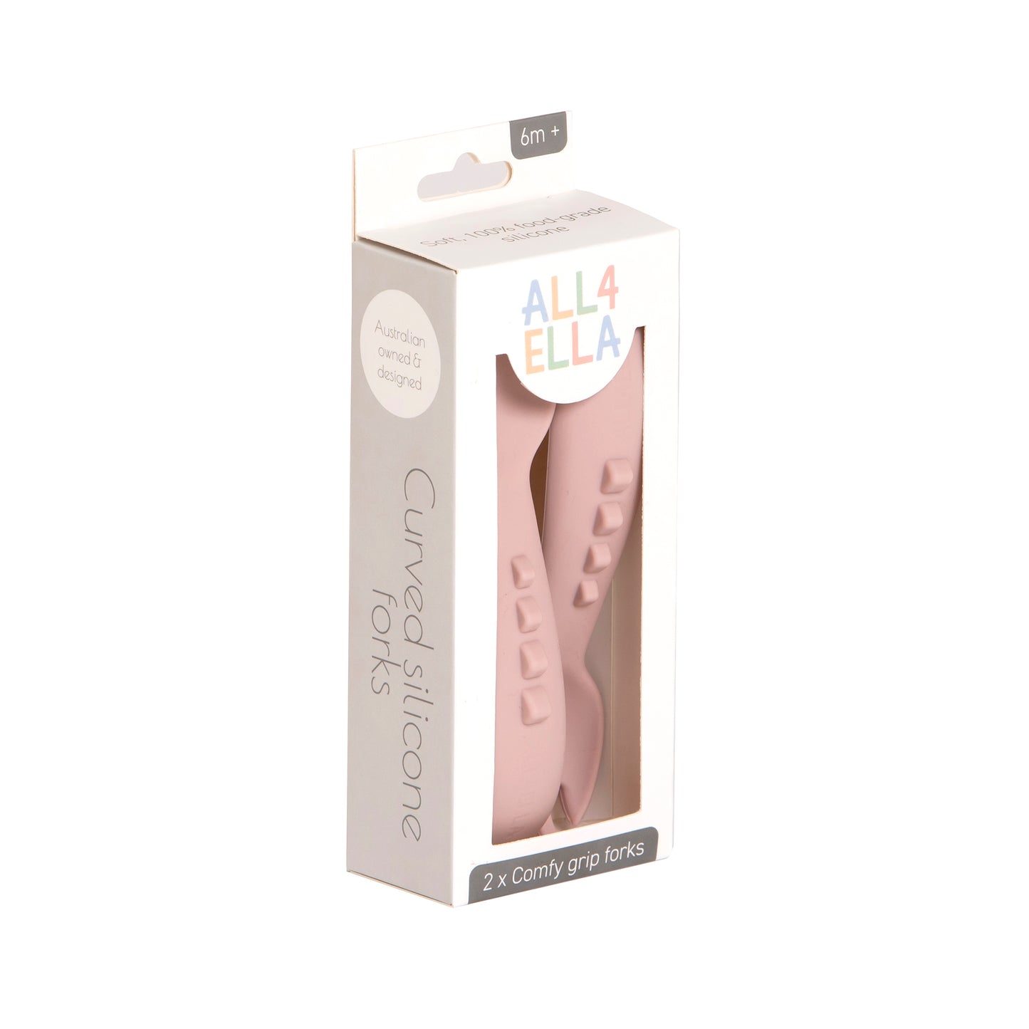 "All4Ella" - Silicone Comfy Grip Forks