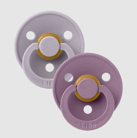 "BIBS" - Colour (Anatomical) Range Pacifiers - Size 2