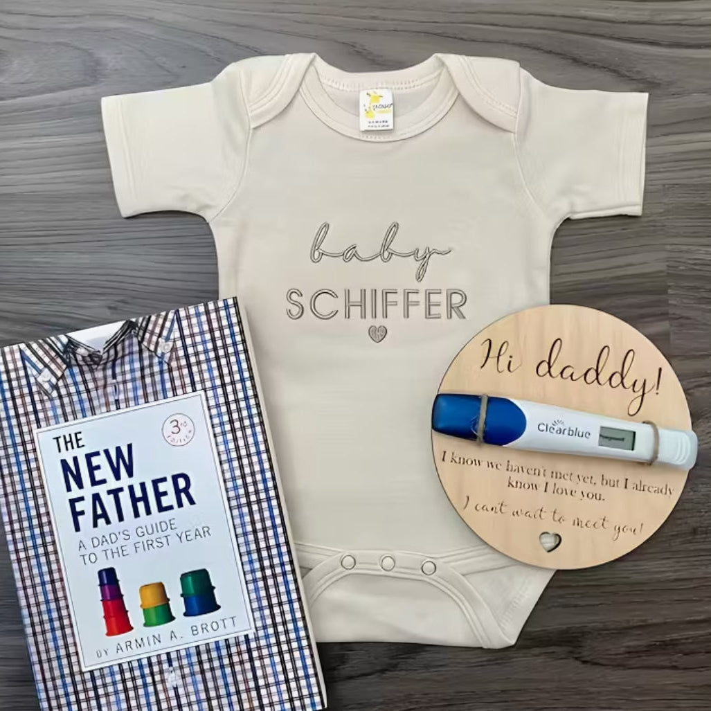 "Hi Daddy! Announcement Plaque"