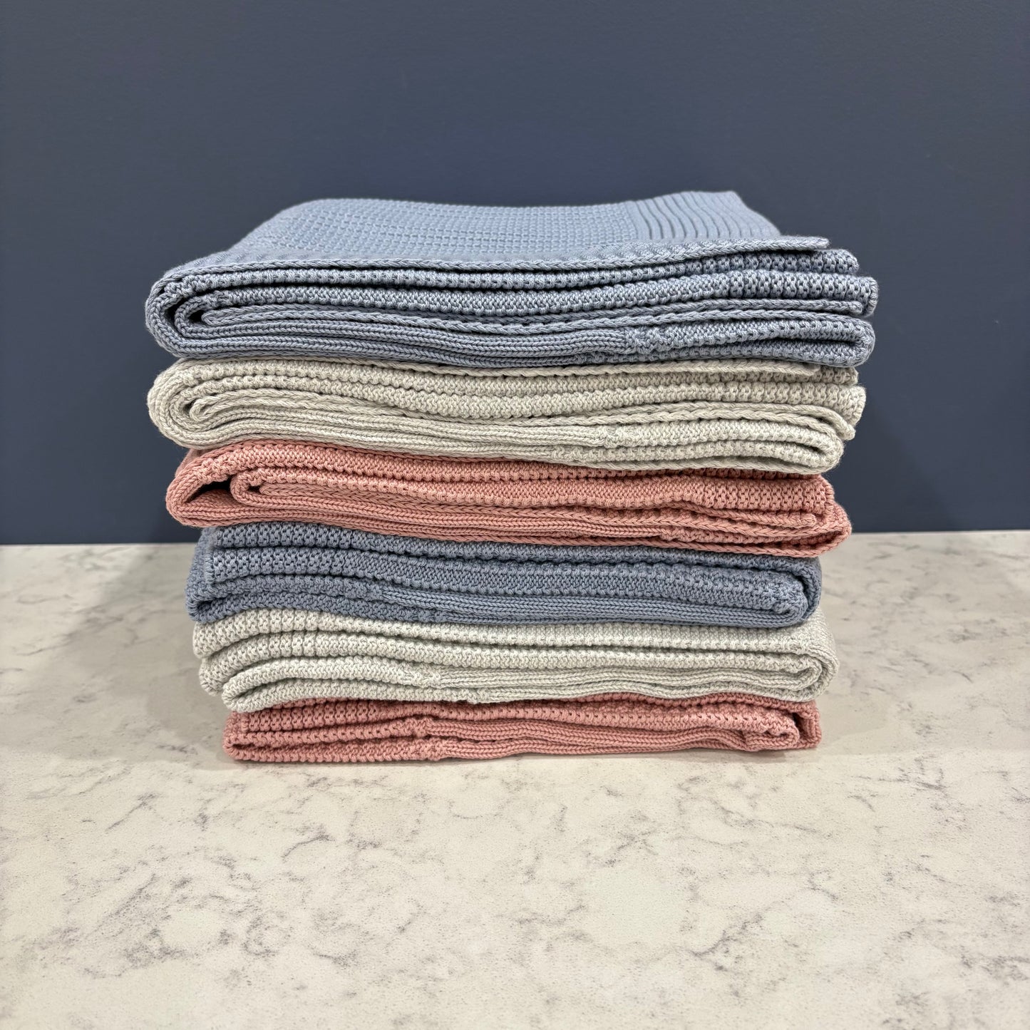 "Korango" - Cotton Mondal Patch Knit Blankets