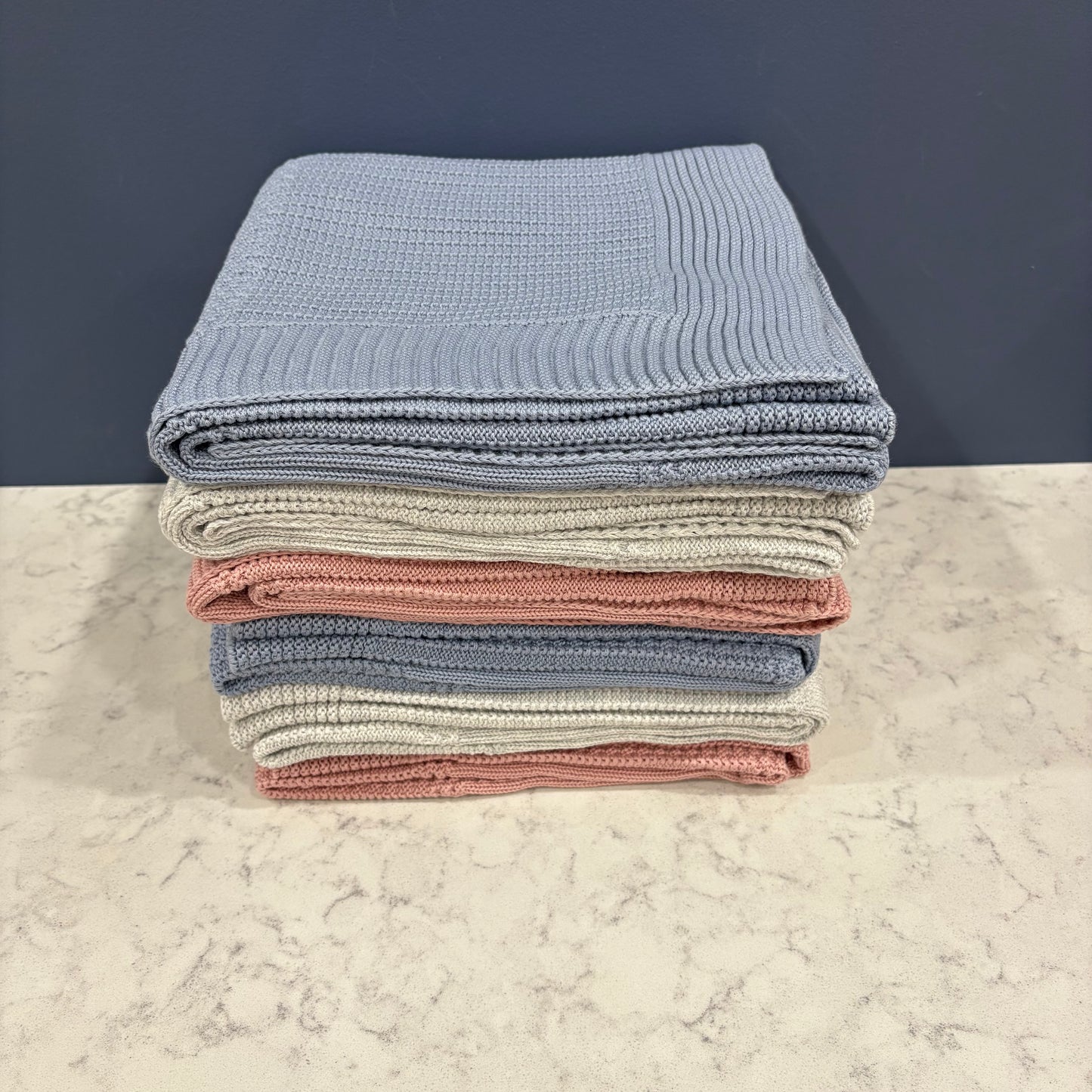 "Korango" - Cotton Mondal Patch Knit Blankets