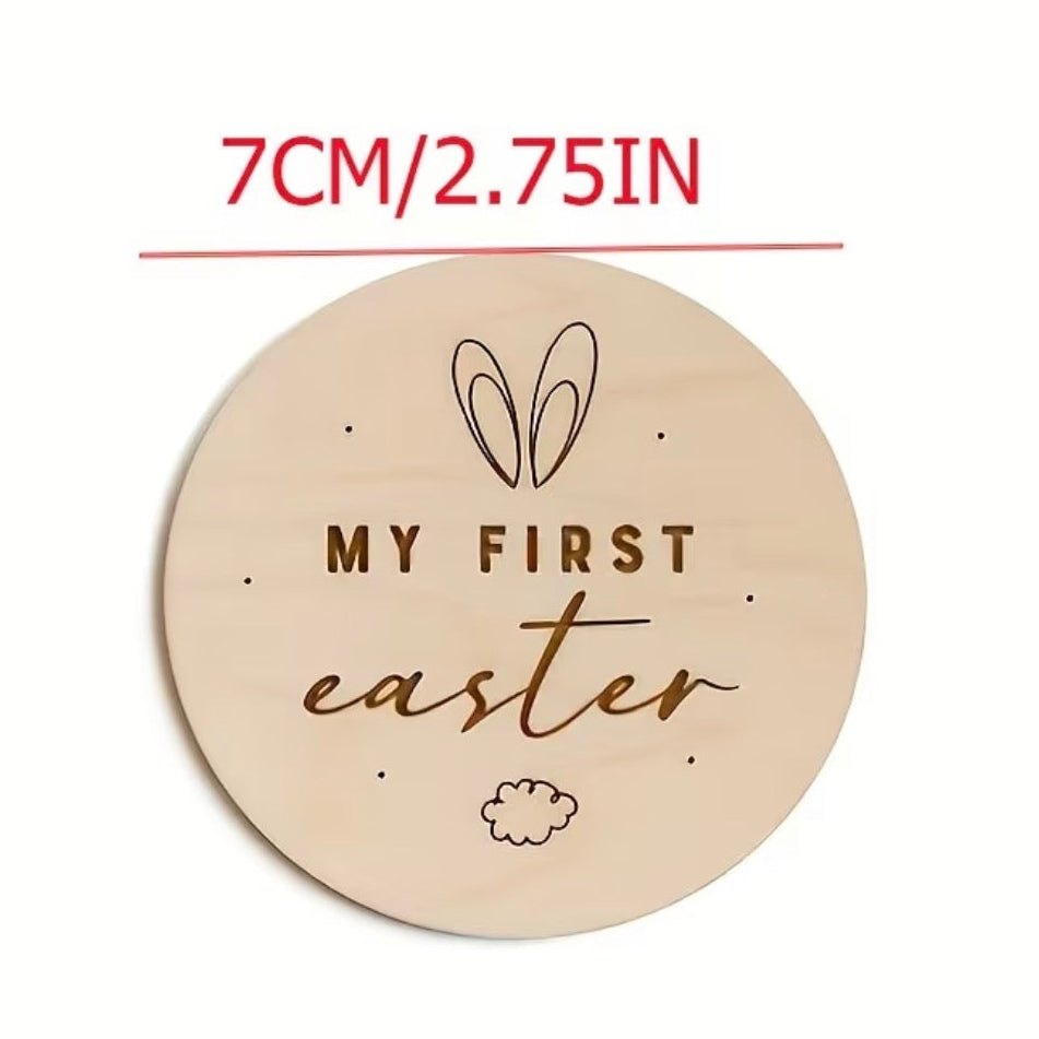 "Easter 2026" - My First Easter Plaque
