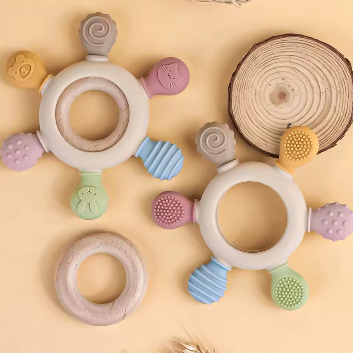 "Multi Surface Teething Wheel”