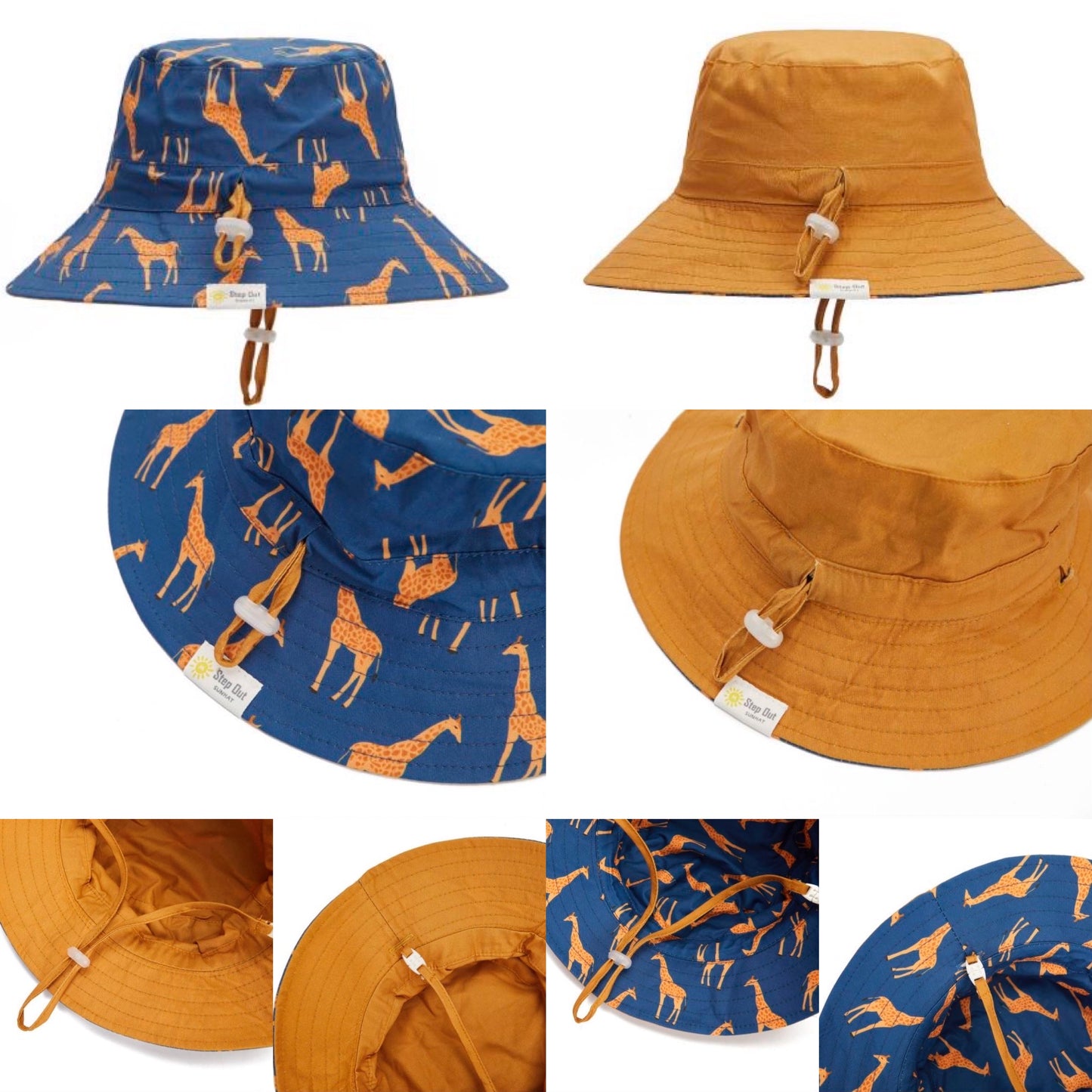 "Step Out Sunhat" - Reversible Sunhat