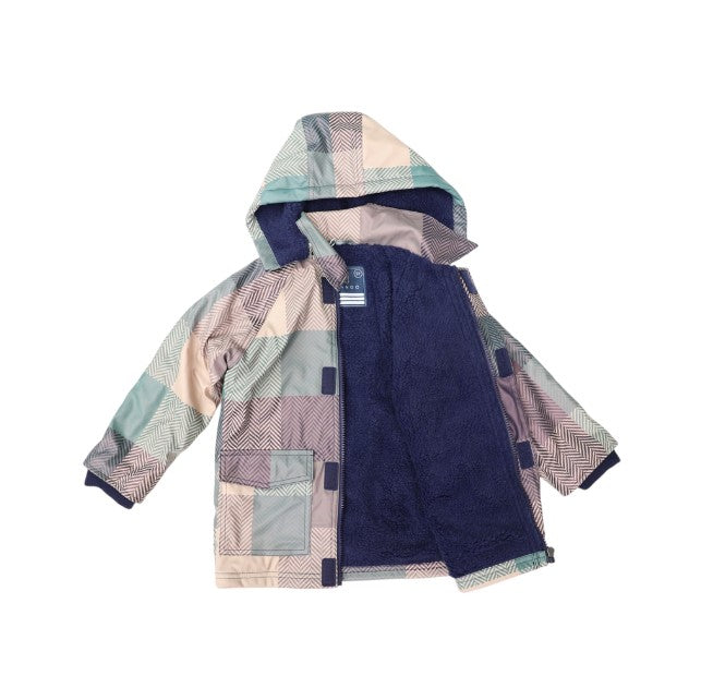 "Korango" - Raincoat - Check (Green)