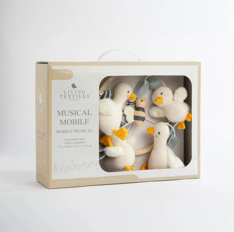"The Living Textiles Company" - Musical Mobile Set - Goosey Goosey