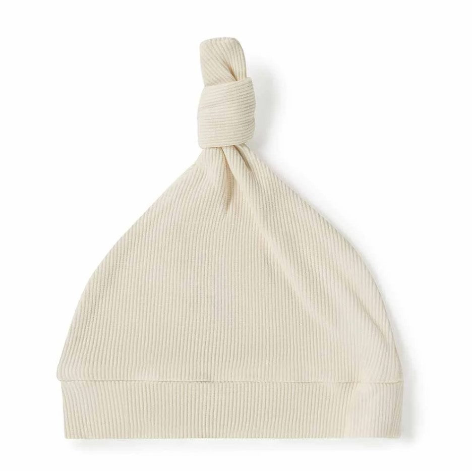 "Snuggle Hunny" - Knotted Baby Beanie