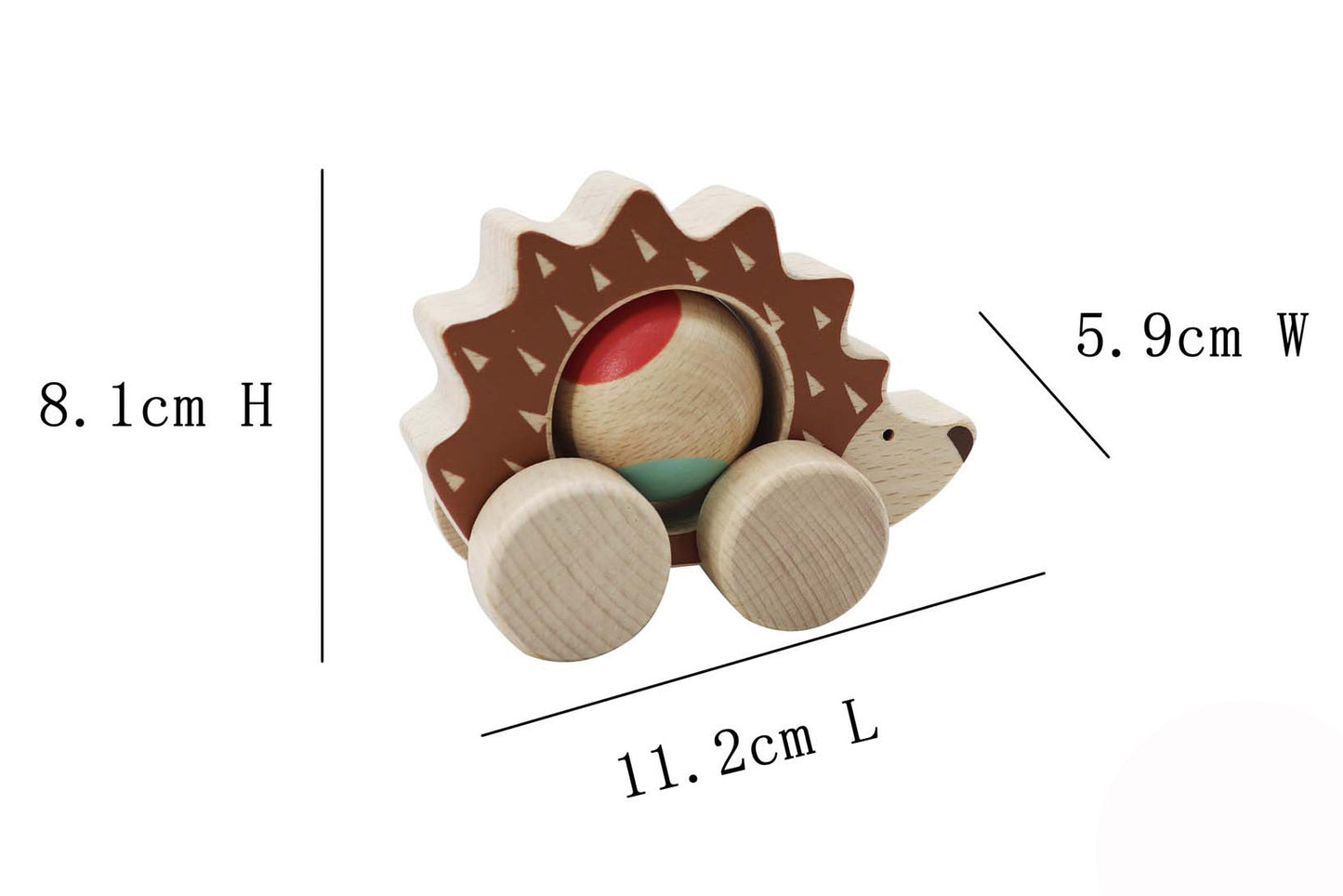 "Kaper Kidz" - Push Along Spinning Hedgehog