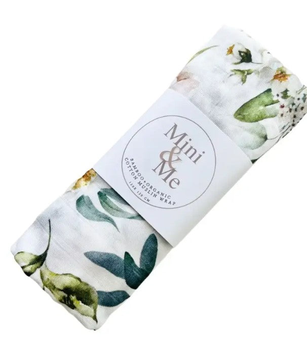 "Mini & Me" - Bamboo Muslin Swaddle