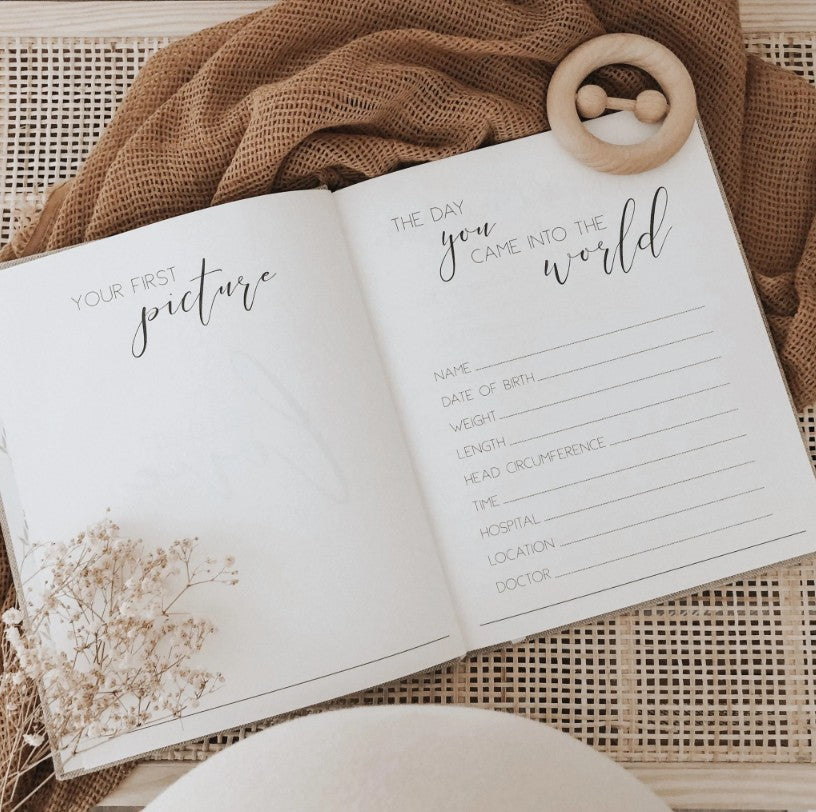 "Blossom & Pear" - 'Hello Little Love' Baby Journal