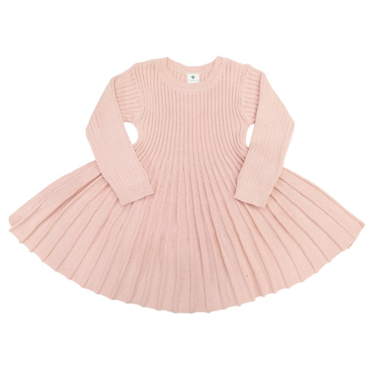 "Korango" - Swing Knit Dress - Pink