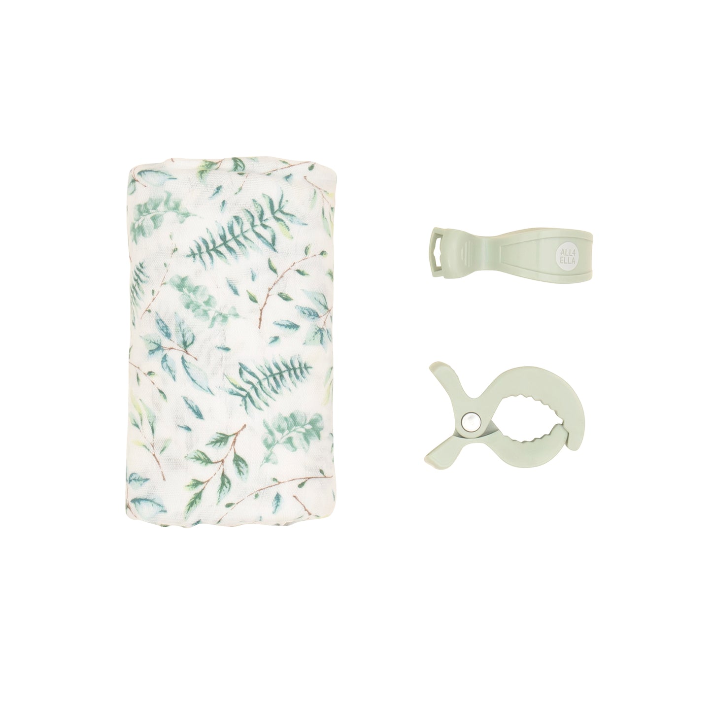 "All4Ella" - Bamboo Wrap & 2 Pram Peg Set